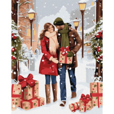 Картина по номерам "Обмен подарками" ★★★ Картина по номерам "Обмен подарками" ★★★