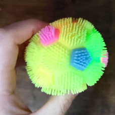 Їжачок, що світиться Футбол 7 см (ФІОЛЕТОВИЙ)