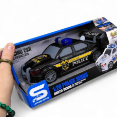 Машина инерционная "Полиция", озвученная, со светом (в коробке р.24x12x11 см)