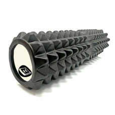 Массажный ролик EasyFit Grid Roller 45 см v.2.2 Черный