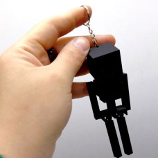 3D Брелоки MINECRAFT / МАЙНКРАФТ WITHER SKELETON / ВИЗЕР СКЕЛЕТ KEYCHAIN, 3D печать