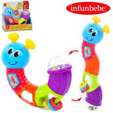 Гра гусениця, 16см, брязкальце, рухливі деталі, тріскачка, прорізувач, пискавка, в кор-ці, 18-17,5-6см	, PLT5432