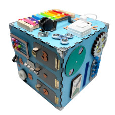 Развивающая игрушка Бизикуб TG200143, 30х30х30 см Развивающая игрушка Бизикуб TG200143, 30х30х30 см