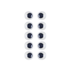 Пластиковые глаза для игрушек PE-012, 12 мм, 10 штук в упаковке