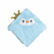 Детское полотенце с капюшоном MGZ-0640(Blue) размер 80х80 см