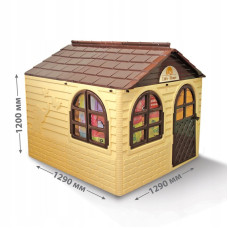 Детский игровой Домик со шторками 02550/2 пластиковый