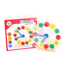 Деревянные "Часы + вкладыши", MD 1214