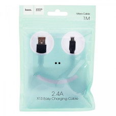 Кабель HOCO X13 Micro Easy Charger, чорний