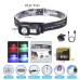 Фонарь налобный аккумуляторный T131-XPE+3SMD (Red+Green+Blue+UV), ЗУ Type C, с датчиком движения фонарик Фонарь налобный аккумуляторный T131-XPE+3SMD (Red+Green+Blue+UV), ЗУ Type C, с датчиком движения фонарик