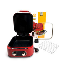 Гриль-барбекю электрический DENX DX3421 1800 Вт. Красный (DX3421) Гриль-барбекю электрический DENX DX3421 1800 Вт. Красный (DX3421)