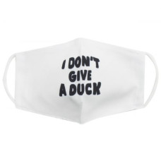 Многоразовая 4-х слойная защитная маска "I dont give a duck" размер 3, 7-14 лет