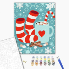 Картина по номерам "Ну-ка зимовать" ★★★ Картина по номерам "Ну-ка зимовать" ★★★