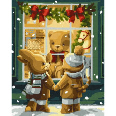 Картина по номерам "Магазин игрушек" ★★★