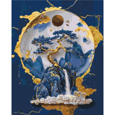 Картина по номерам с красками металлик "Пейзаж" 40х50 см Картина по номерам с красками металлик "Пейзаж" 40х50 см