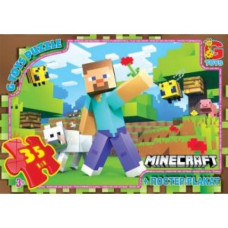 Пазлы "Minecraft" (Майнкрафт)", 35 эл