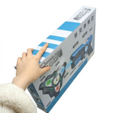 Набор пистолетов с мишенью. 2 бластера, 2 мишени, подсветка, вибрация, звук, парогенерация, ремни, в коробке