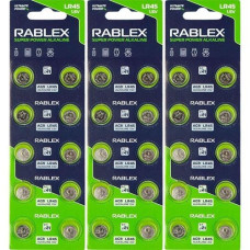 Батарейка RABLEX "таблетка" 1.5V AG9 (LR45) ціна за 1 блістер - 10 шт