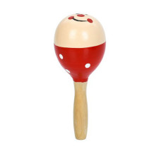 Детская деревянная игрушка Маракас MD 0361-10 размер 12,5 см