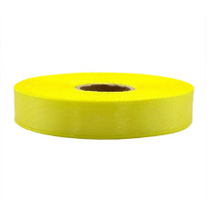 Атласная лента для рукоделия АБ-642, 1,2см x 23 м, Светло-желтый