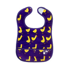 Детский слюнявчик клеенчатый MGZ-0601(Violet) на липучке