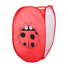 Корзина-сетка для игрушек 10-76(Red) с рисунком, 48х25 см