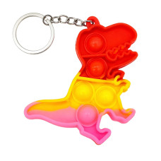 Детский антистресс-брелок Pop It мини Дино AA3641-5 силикон, 8,3х6,5х1 см Детский антистресс-брелок Pop It мини Дино AA3641-5 силикон, 8,3х6,5х1 см