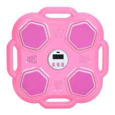 Настенный боксерский тренажер-мишень MS 4651(Pink) 2 боксерские перчатки