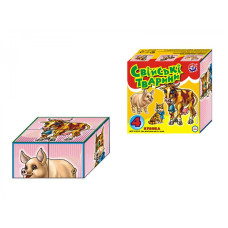 Кубики "Домашние животные", Техно 1837