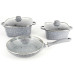 Набор Мраморных кастрюль А-Плюс 6 предметов