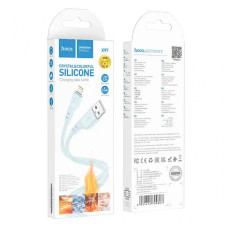 Кабель HOCO X97 iPhone5 Crystal color silicone 1м 2.4A, білий, 93725 Кабель HOCO X97 iPhone5 Crystal color silicone 1м 2.4A, білий, 93725