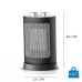 Тепловентилятор електрический напольный Domotec MS-5905 Ceramic 1500 Вт