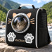 Рюкзак-переноска S-cat1 для котов 36×24×40 см черный • Рюкзак для котов S-cat1 с прозрачным окном и вентиляцией 36×24×40 см