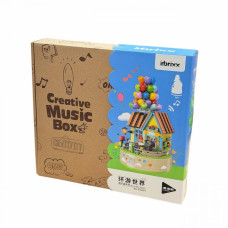 Конструктор МУЗИЧНА СКРИНЬКА-БУДИНОЧОК З ПОВІТРЯНИХ КУЛЬОК 528 дет., 656014