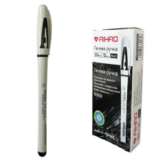 Ручка AIHAO, гелева чорна, AH-801A-BLACK