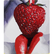 Картина по номерам "Алые губы" 40х50 см