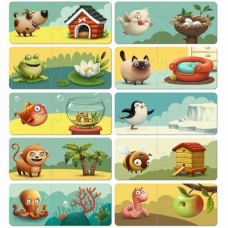 Пазли "Мій дім"/Puzzles "My home"