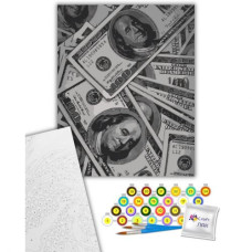 Картина по номерам "Money" 40х50 см