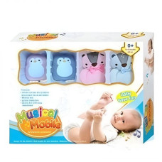 Карусель 5 мягких подвесок, мелодия, вращение, заводной механизм, в коробке Карусель 5 мягких подвесок, мелодия, вращение, заводной механизм, в коробке