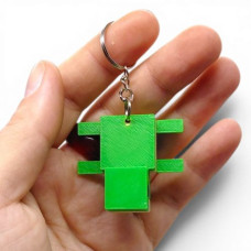 3D Брелоки MINECRAFT / МАЙНКРАФТ TURTLE / ЧЕРЕПАШКА KEYCHAIN, 3D печать