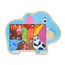 Детский деревяный пазл-вкладыш Детский деревяный пазл-вкладыш