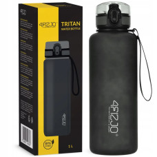 Бутылка для воды спортивная 4FIZJO P-5905973403788, 1000 мл, черный Бутылка для воды спортивная 4FIZJO P-5905973403788, 1000 мл, черный