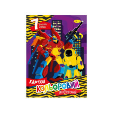 Набор цветного картона А4 Автоспорт АП-1102-6 двусторонний 7 листов Набор цветного картона А4 Автоспорт АП-1102-6 двусторонний 7 листов