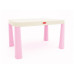 Детский стол с накладкой для игры в аэрохоккей 04580/12 розовый