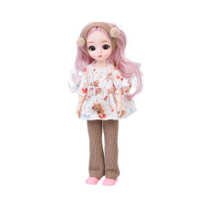 Детская игровая кукла F0322(White) шарнирная, размер 29 см