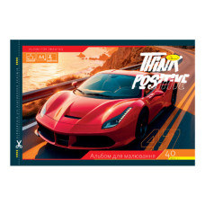 Альбом для рисования АП-0305-10, 40 листов, скоба с перфорацией, А4