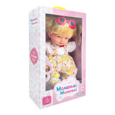 Детская мягконабивная кукла M 5882 I UA(White) 33 см, музыкальные эффекты