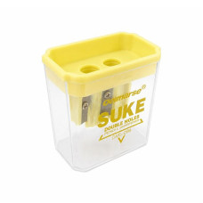 Двойная точилка для карандашей с контейнером DMS-096(Yellow)