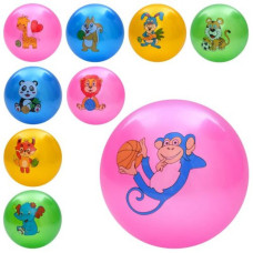 М'яч дитячий 9 дюймів, тварина, 57-60г, мікс видів/мікс кольорів, MS 4849 М'яч дитячий 9 дюймів, тварина, 57-60г, мікс видів/мікс кольорів, MS 4849