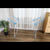 Сушилка для белья напольная раскладная Clothes dryer 154x59x108см Синяя