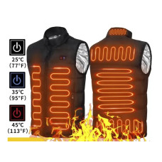Жилетка от повербанка, Безрукавка с подогревом 3 режима размер 4XL Жилетка от повербанка, Безрукавка с подогревом 3 режима размер 4XL